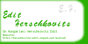 edit herschkovits business card